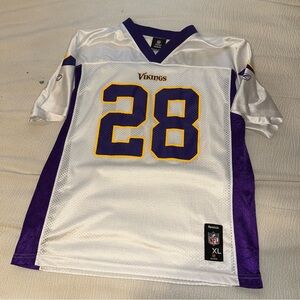 Vikings Reebok Peterson 28 jersey